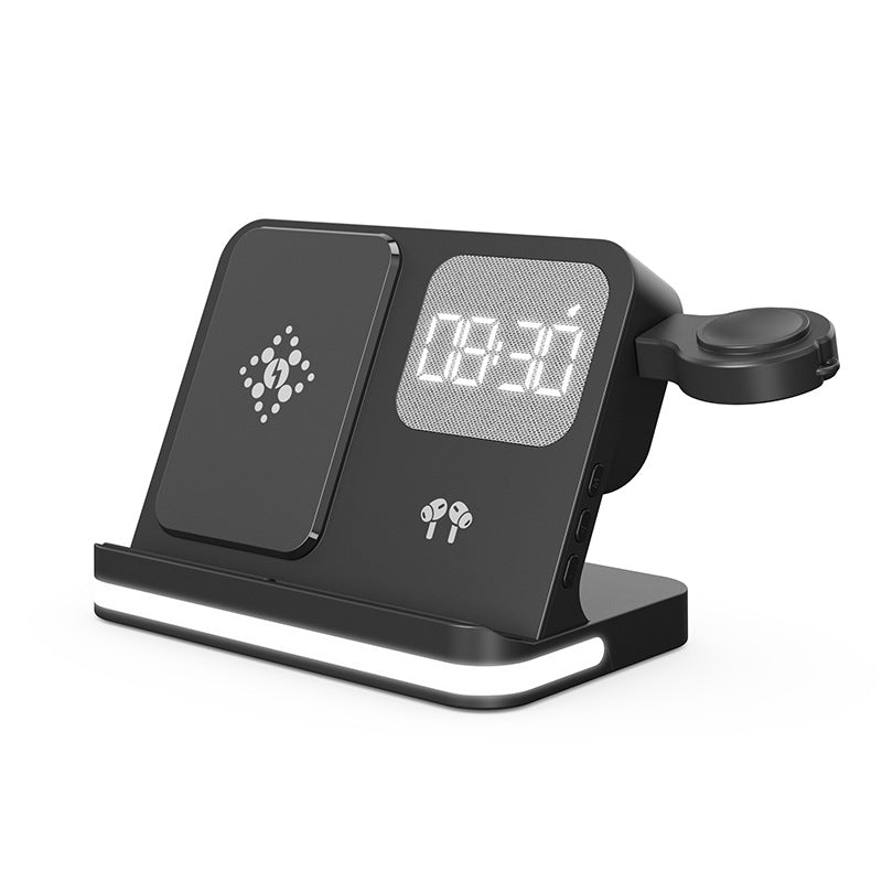Qi Wireless Charging Clock Alarm Dock | Selvio.ca