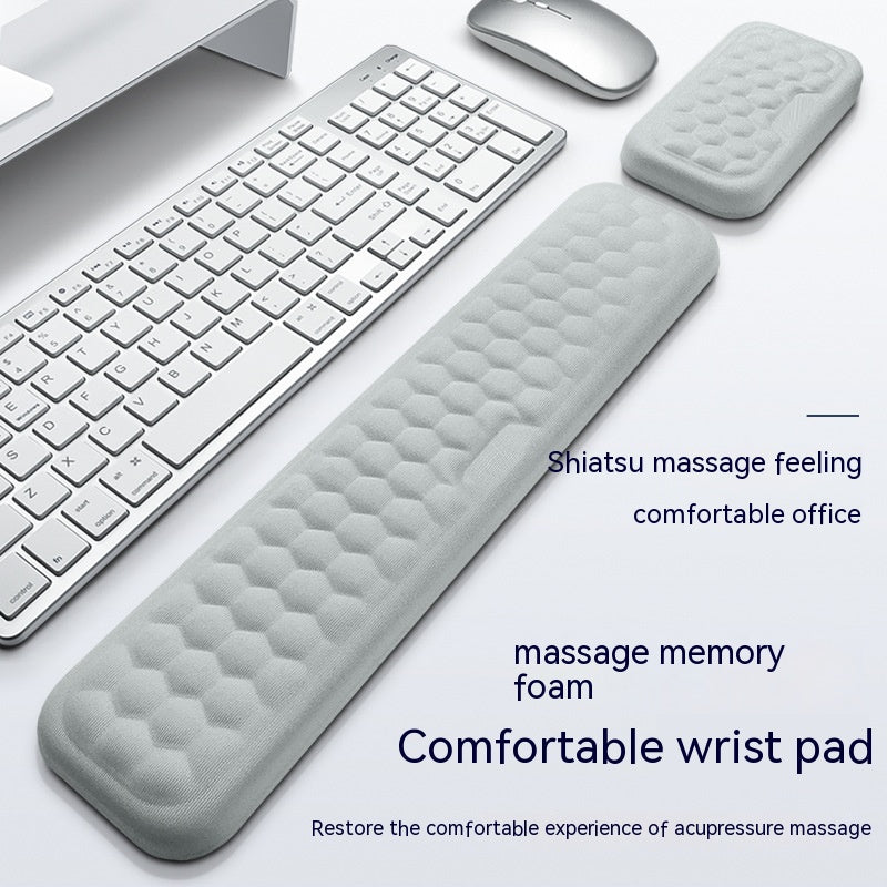 Slow Rebound Memory Foam Wrister Protective Mouse Pad